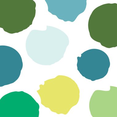 Taze sulu renklerde fırça darbeleri ile modaya uygun vektör deseni