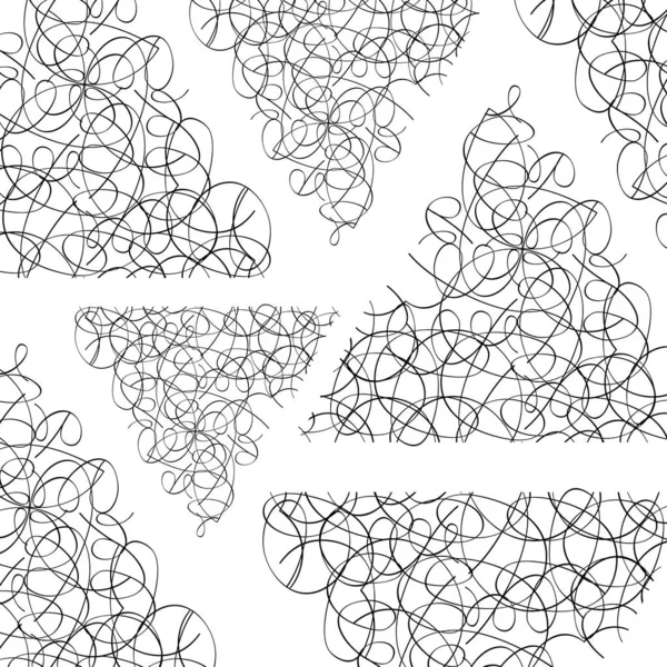 Geometrical Ornament Black Triangles Web Textile Wallpapers — Stockový vektor