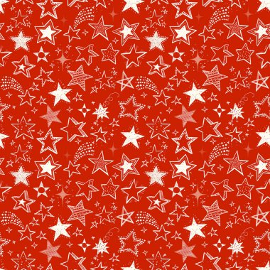 Doodle yıldız ile sorunsuz arka plan