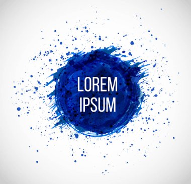 Soyut mürekkep yıkama kopya alanı ile boyama