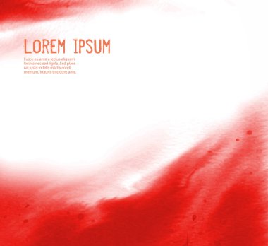 Arka plan beyaz Mercan rengi ile