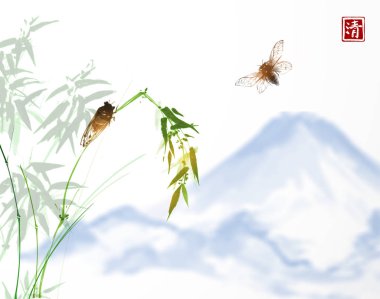 şık kuşlar arka plan vektör Illustration