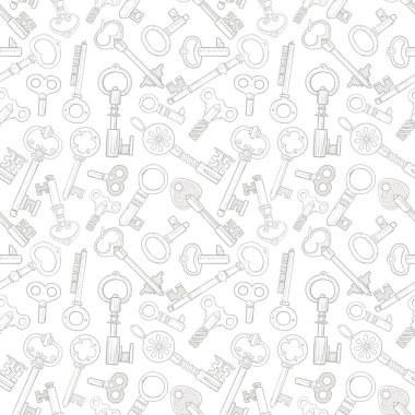 Klasik anahtarlı kusursuz bir model. Duvar kağıdı, şablon dolguları, tekstil, web sayfası arka planı, yüzey dokuları için kullanılabilir