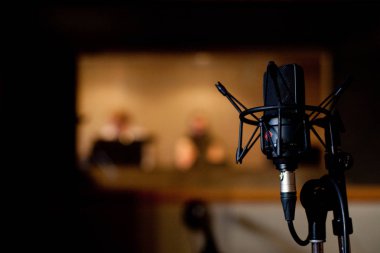Mikrofon Studio kayıt için hazır
