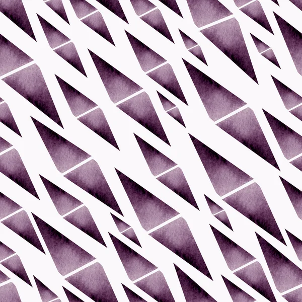 Płynne Tło Akwareli Trójkąty Akwarelowe Białe Tło Geometryczne Kształty Wzór — Zdjęcie stockowe