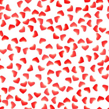 Kusursuz desenli, beyaz arka planda farklı kekler. Kalplerle, kirazla, çiçeklerle ve yıldızlarla süslenmiş tatlı pastalar..