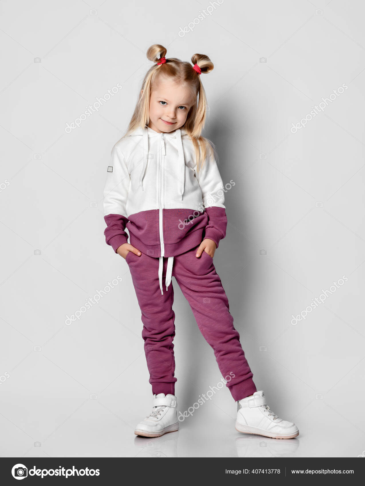Tracksuit with pockets girl
