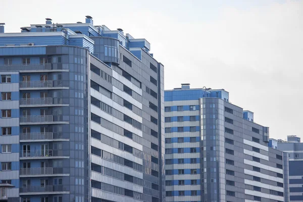 Moderno Edificio Varios Pisos Rascacielos Construcción Casa Cristal Gran Número —  Fotos de Stock