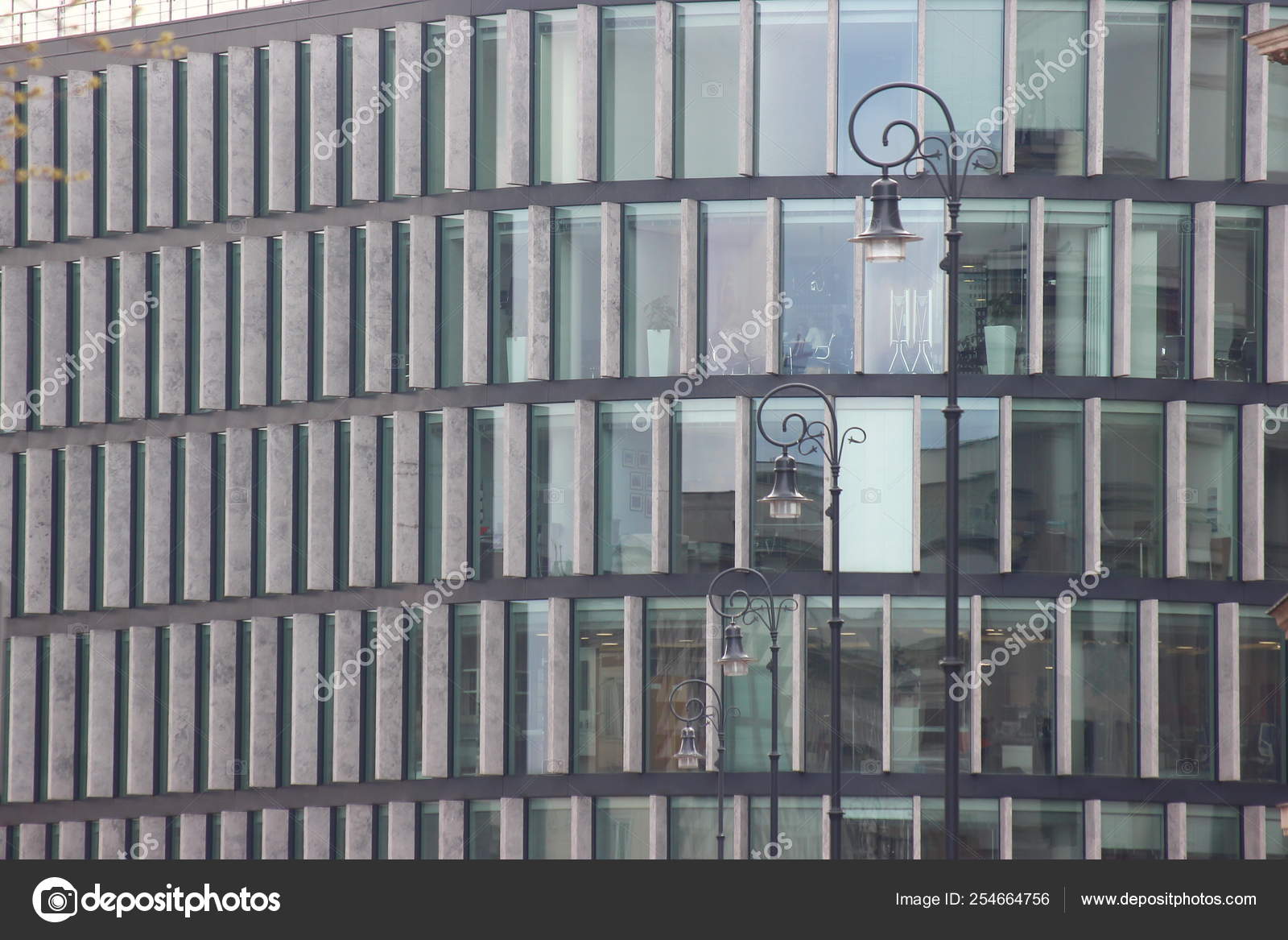 Windows Of A Modern House Glass Skyscraper In The City