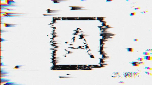 Soyut aksaklık dijital gürültü. Aksaklık hata Video hasar.