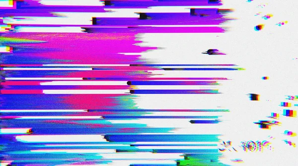Abstrakte Störungen Digitales Rauschen Panne Bei Video Schäden — Stockfoto