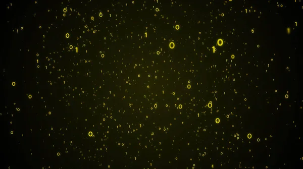 Soyut parlayan ikili kod.