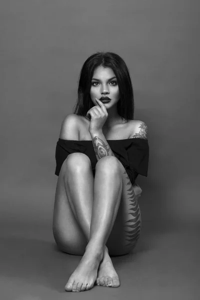 herhangi bir külot ile seksi kız