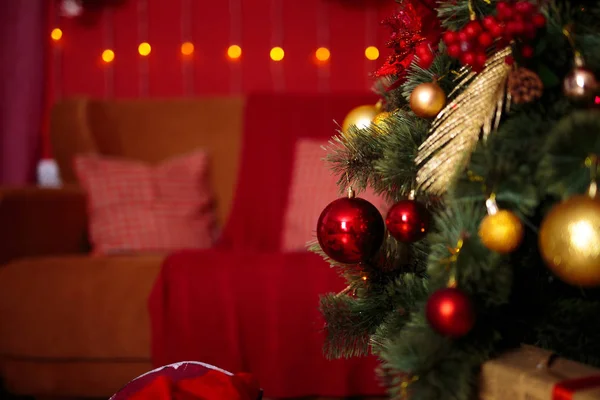 Kartpostal için kırmızı Noel arka plan