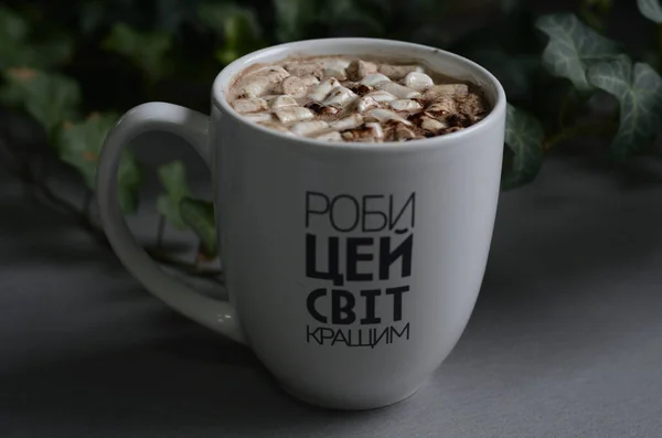 Şekerlemeli sıcak kakao.