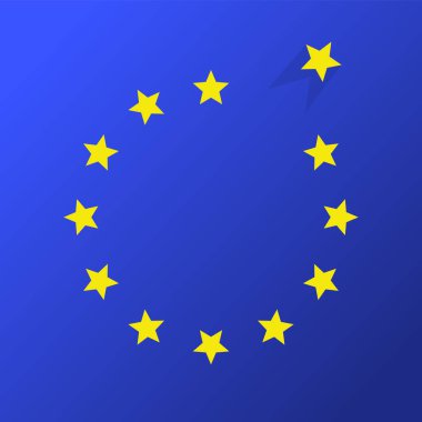 Brexit bayrağı. Büyük Britanya'nın resmi ayrılığı