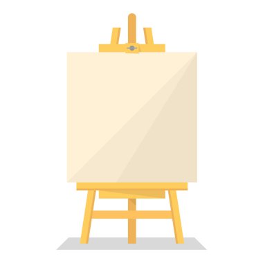 Ahşap şöne vektör izole. Boş kağıt tahtası