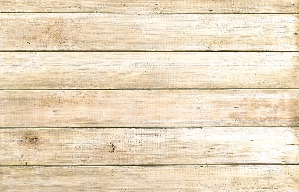 light natural wooden surface old desk texture background, wood planks grunge wall pattern top view