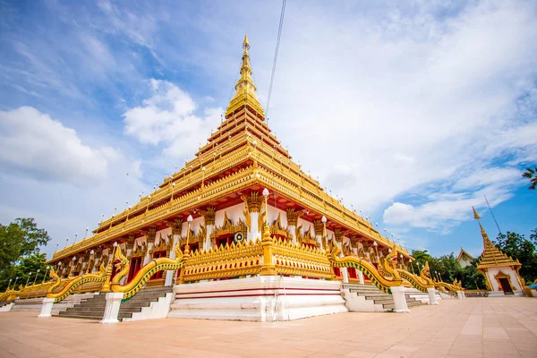 Wat Phra Dat Nong Wang Khon Kaen Thailand Rechtenvrije Stockafbeeldingen