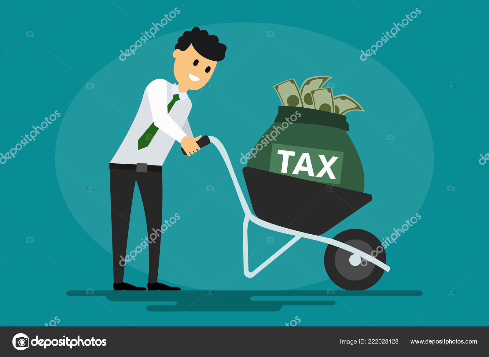 tax-return-concept-smiling-eps-vector-illustration-character-office