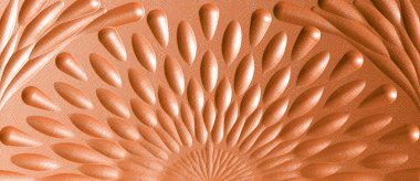 Bakır renkli deri doku veya arka plan