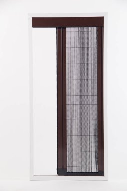 beyaz arka planda sivrisinek pencere ekranları