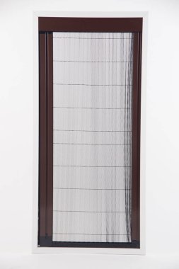 beyaz arka planda sivrisinek pencere ekranları