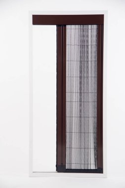 beyaz arka planda sivrisinek pencere ekranları