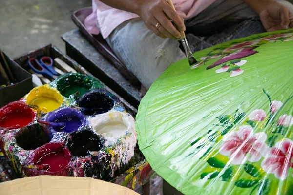 Ban Bo-sang Chiang Mai Asya Tayland Kağıt şemsiye el yapımı şemsiye.
