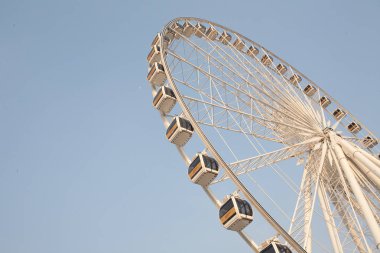 Bangkok Tayland - 30 Ekim Ferris Wheel in Asiatique Alacakaranlık Saati, 29 Ekim 2015 Bangkok Tayland 