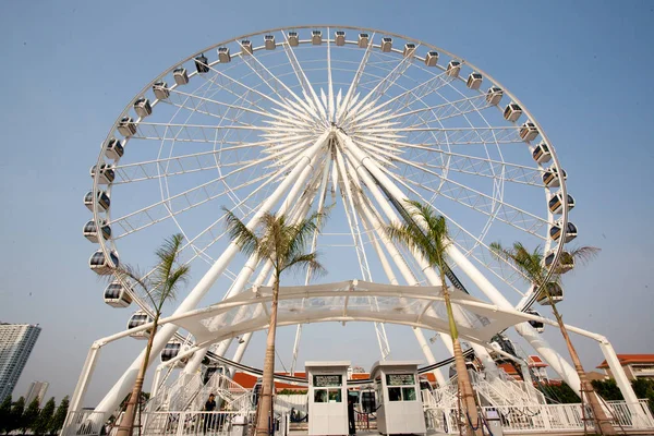 Μπανγκόκ Ταϊλάνδη Οκτωβρίου Ferris Wheel Asiatique Riverfront Twilight Time October — Φωτογραφία Αρχείου