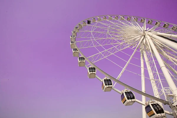 Bangkok Thailand October Ferris Wheel Asiatique Riverfront Twilight Time October — Stock Photo, Image