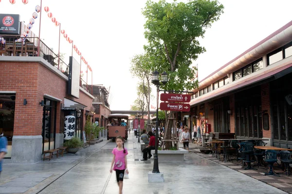 Bangkok Thailand Semtemper Asiatique Riverfront Setembro 2018 Bangkok Tailândia Asiatique — Fotografia de Stock