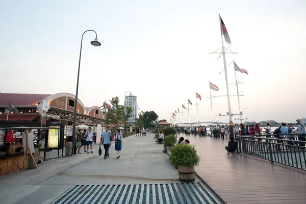 Bangkok Thailand Semtemper Asiatique Riverfront Setembro 2018 Bangkok Tailândia Asiatique — Fotografia de Stock