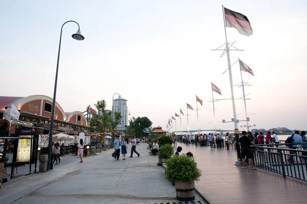 Bangkok Thailand Semtemper Asiatique Riverfront Setembro 2018 Bangkok Tailândia Asiatique — Fotografia de Stock