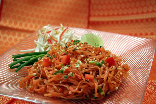 Noodle Padthai Food Ththailand Dish — стоковое фото