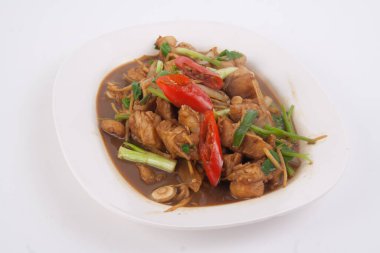 Zencefilli tavuk, Tayland usulü tavuk.