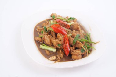 Zencefilli tavuk, Tayland usulü tavuk.