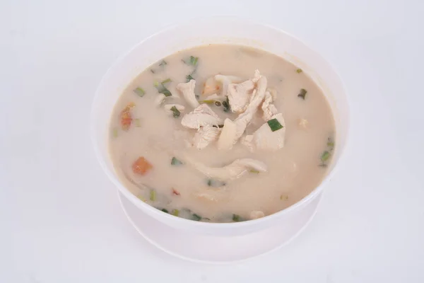 Coconut Milk Soup Chicken — Stock Photo, Image