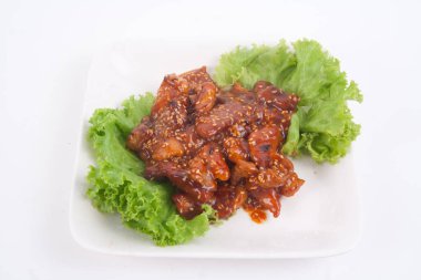 Tavuk için acı biber sosu