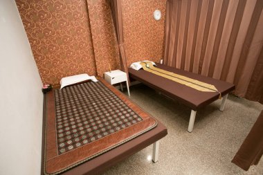 Tayland 'da bir masaj salonunun içi.