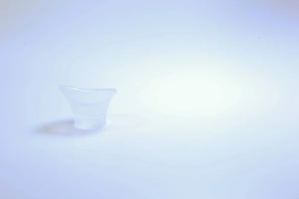 Eye wash cup isolated on white background