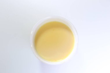 Kremalı puding, vanilyalı.