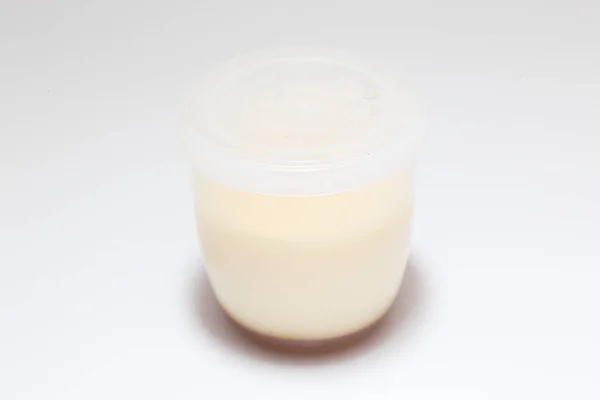 奶油布丁与乳脂香草 — 图库照片