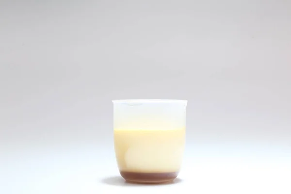 Vaniljpudding Med Mastix Vanilj — Stockfoto