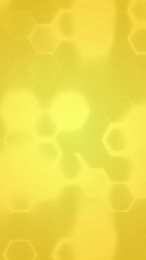 Soyut Altıgen Deseninin Sarı Arkaplan Görüntüsü