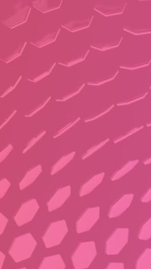 Kırmızı Arkaplanda Altıgen Izgarasının Kusursuz Döngüsü