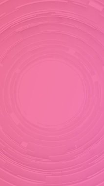 Kırmızı Arkaplanda Dinamik Geometrik Çember Video Görüntüsü