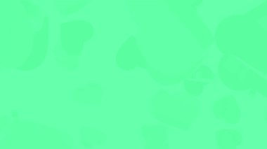 Yeşil Ekran Arkaplanındaki Dinamik Animasyon Kalp Videosu