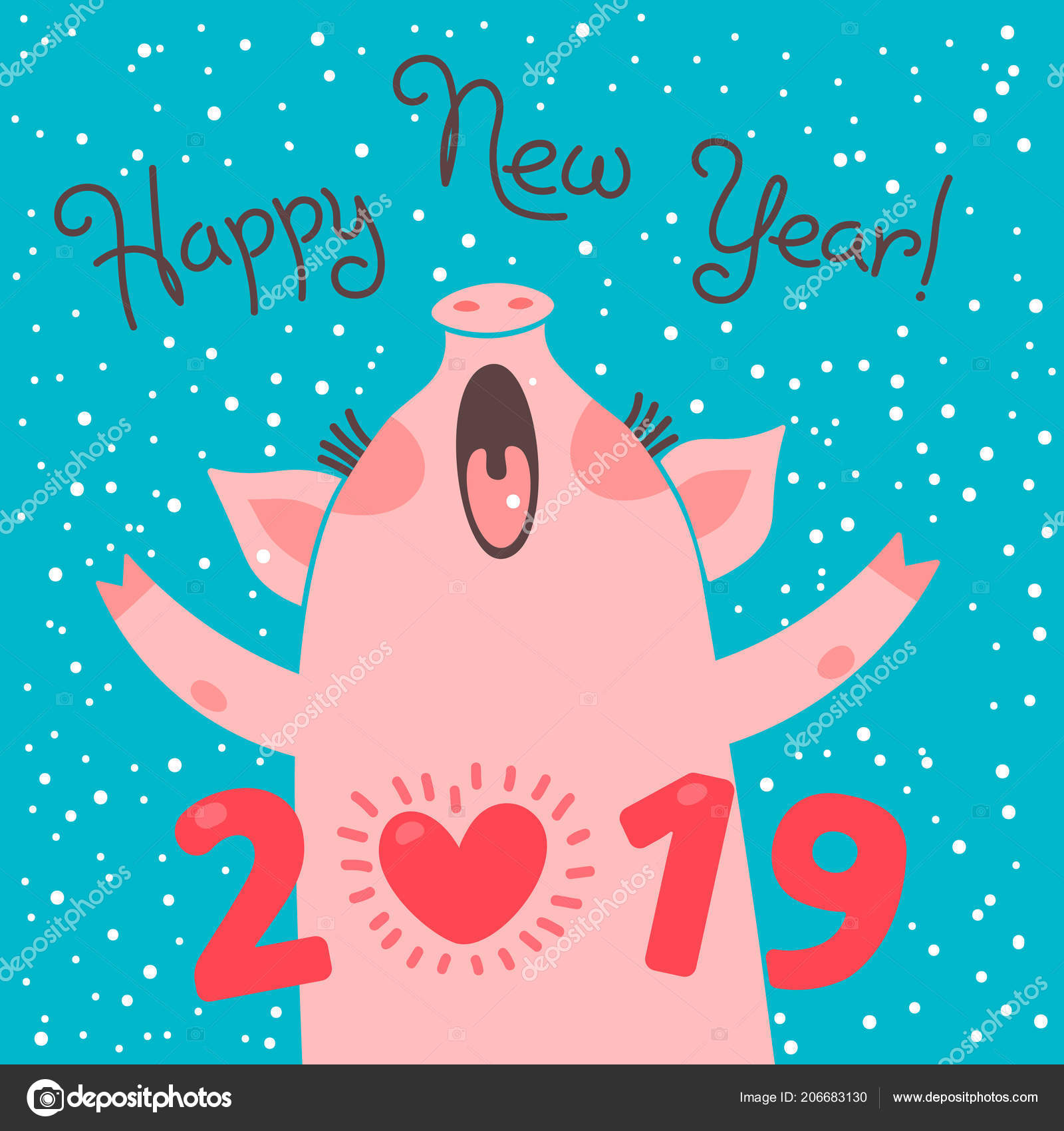 Новогодние картинки с символом Собаки 2019 Новогодние картинки с символом Собаки 2019
